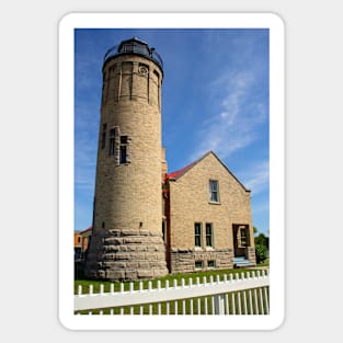 Old Mackinac Point Lighthouse, Mackinaw City, Michigan Sticker